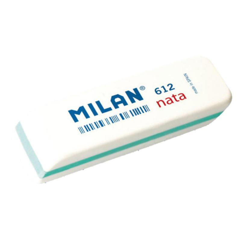 Goma de Borrar Milan Nata 612 Blanco