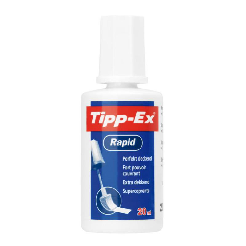 Corrector LÃ­quido Tipp-Ex Rapid 20 ml.