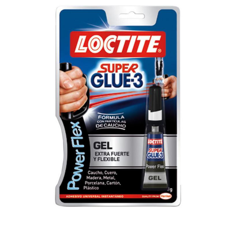 Pegamento LÃ­quido Loctite Super Glue-3 Power Flex 3g