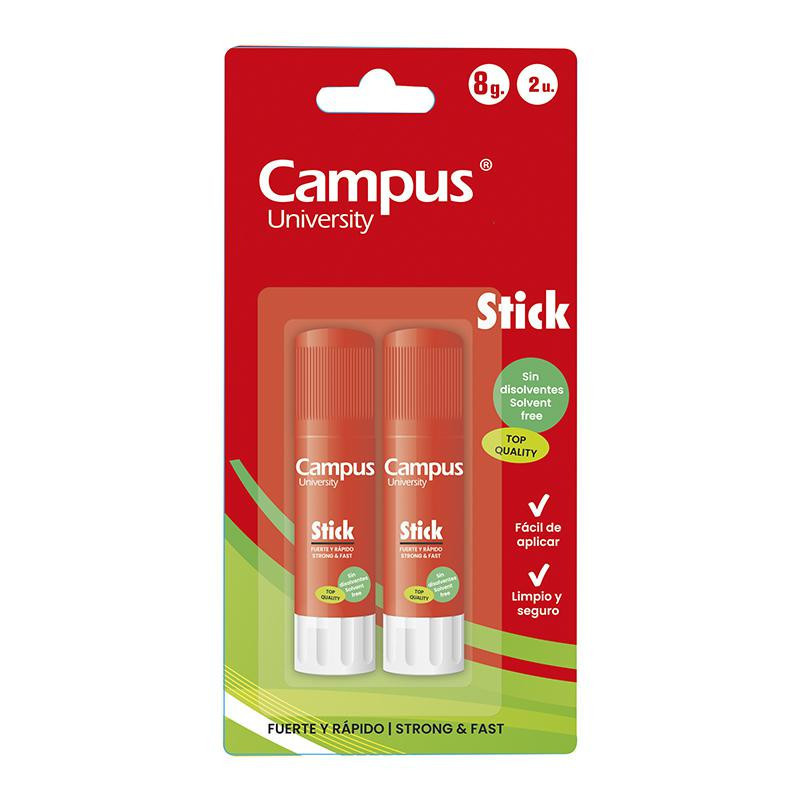 Pegamento en Barra Campus University Stick 8g 2 ud