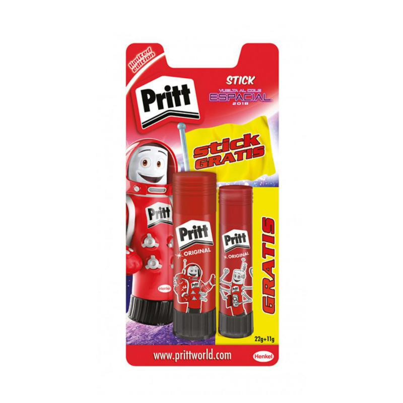 Pegamento en Barra Pritt Pack 22g + Barra 11g