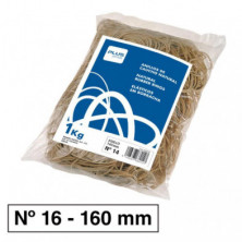 Gomas ElÃ¡sticas Plus Office NÂº 16 160 mm. Bolsa 1000 g.