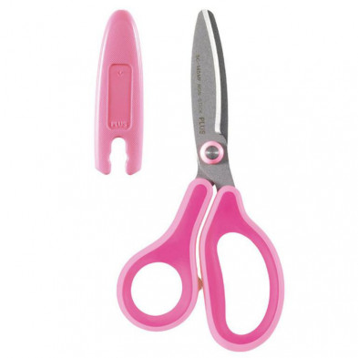 Tijera Plus Fitcut Curve Kids 145mm. Rosa