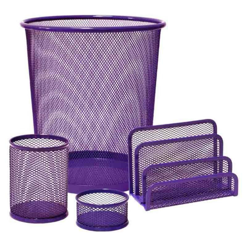 Set de Escritorio 4 Piezas Plus Office Morado