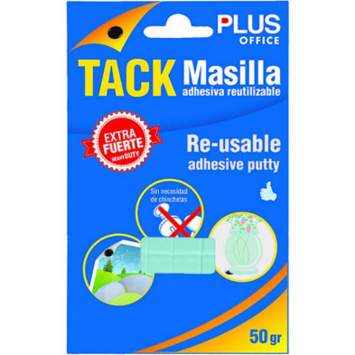 Masilla Adhesiva Plus Office Tack Extrafuerte 50g