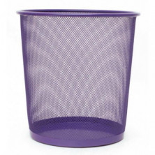 Papelera de Rejilla Plus Office 13L Morado