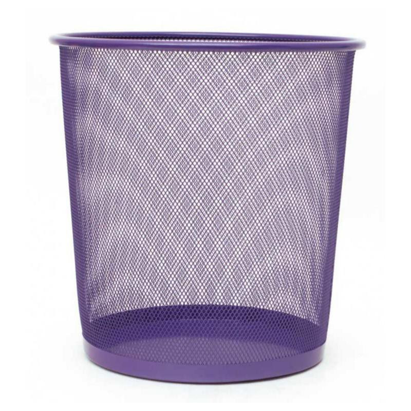 Papelera de Rejilla Plus Office 13L Morado