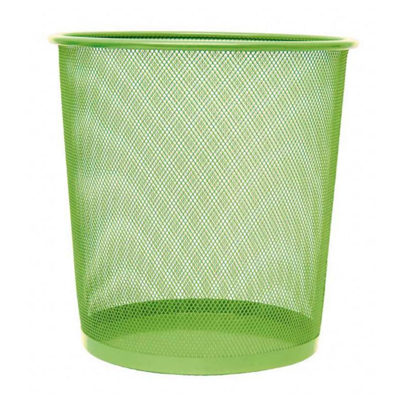 Papelera de Rejilla Plus Office 13 L Verde