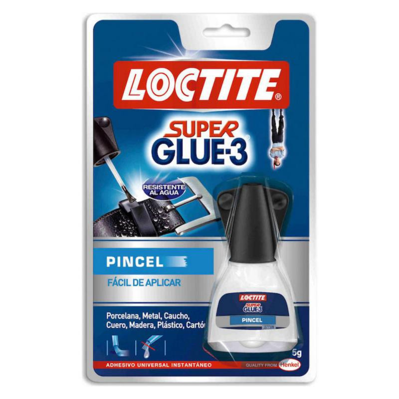 Pegamento LÃ­quido Loctite Super Glue-3 con Pincel 5g