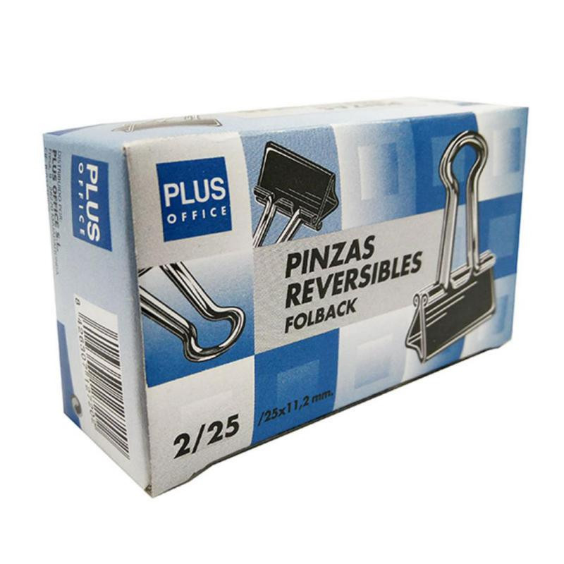 Pinza Sujetapapeles Reversible Plus Office NÂº 25-25x11,2 mm /12 ud.