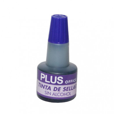 Tinta para Almohadillas Plus Office 30 ml. Violeta