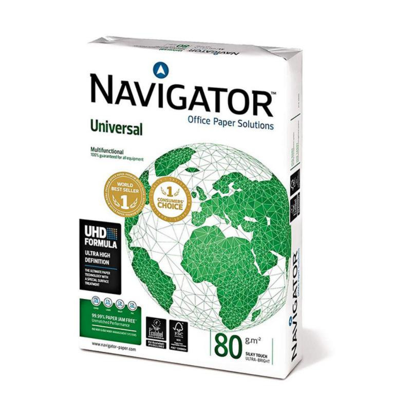 Papel A4 Navigator Universal 80g 500 Hojas Blanco