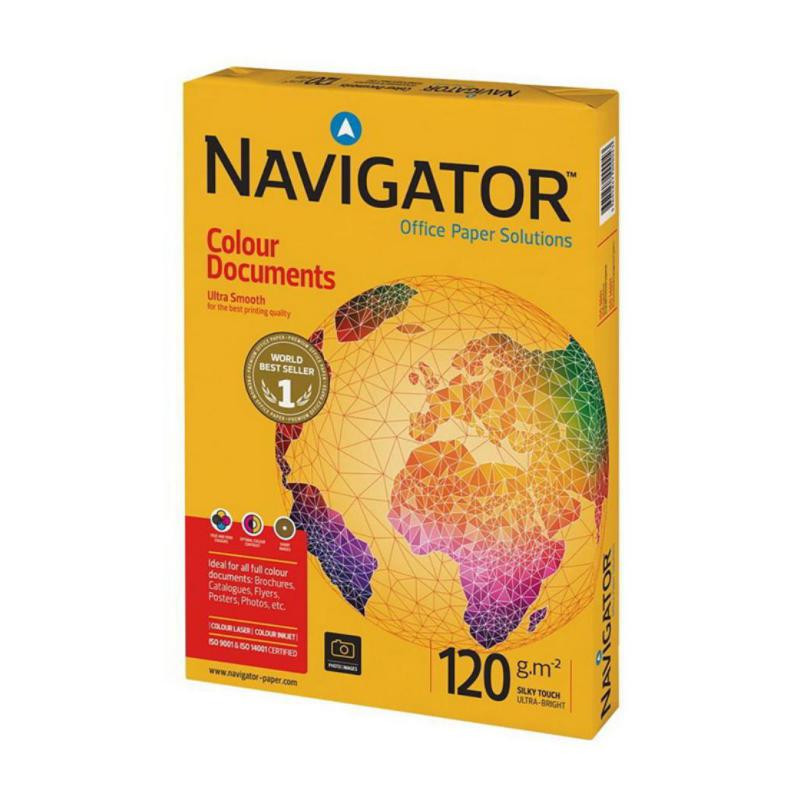 Papel A4 Navigator Colour 120G 250 Hojas Blanco