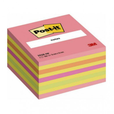 Bloc Notas Adhesivas Post-It 76mmx76mm Rosa NeÃ³n 450 Hojas