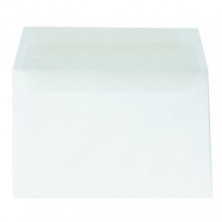 Sobres Plus Office Sin Ventana 120mmx176mm Tira Silicona Solapa Recta Blancos 10ud.