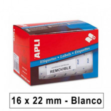 Etiquetas en Rollo Apli Pvp 16mmx22mm 2520ud.