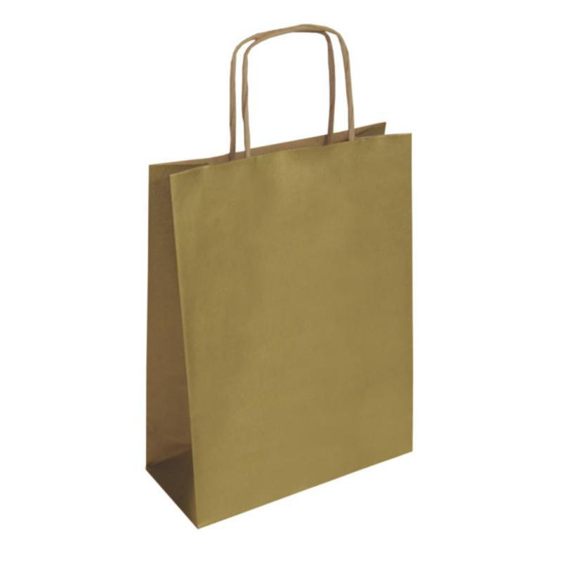 Bolsa de Papel Kraft Oro Grande