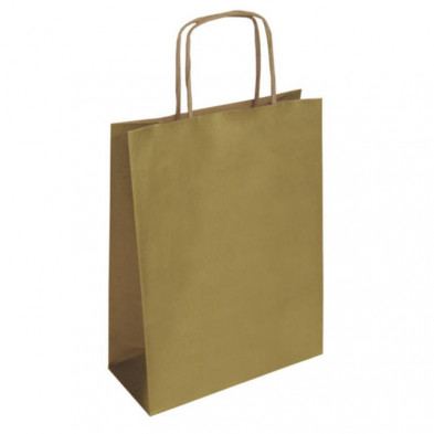 Bolsa de Papel Kraft Oro Grande