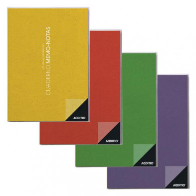 Cuaderno Memo Additio A4 Castellano Colores Surtidos