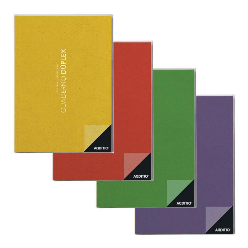 Cuaderno DÃºplex Additio A4 Castellano Colores Surtidos