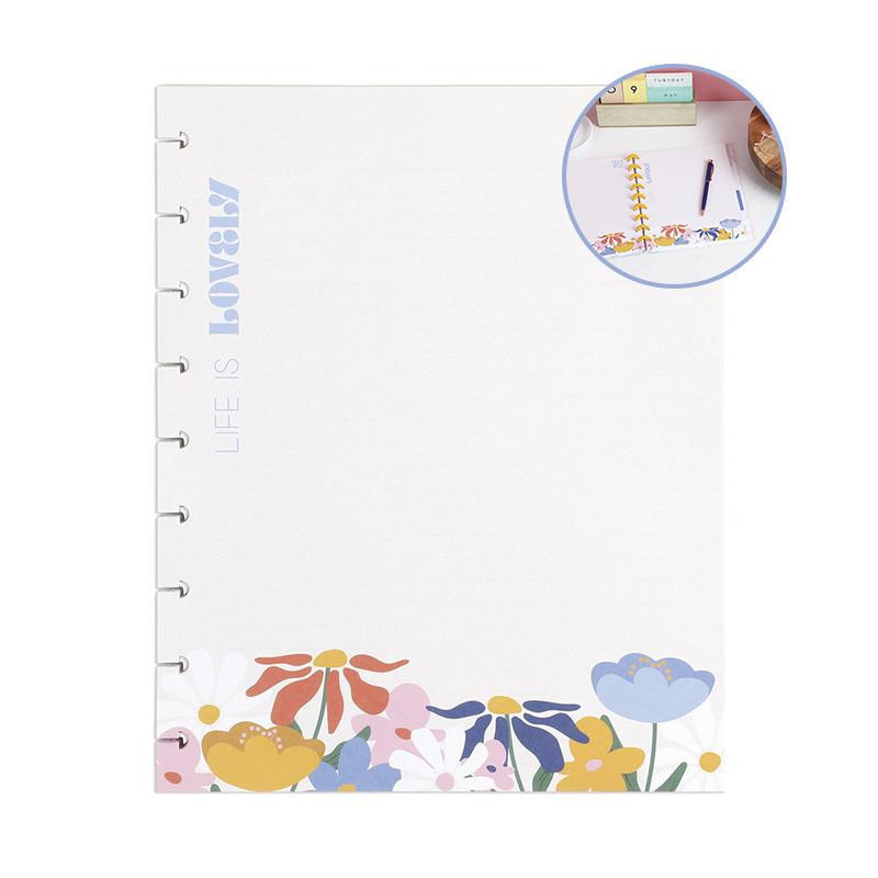 Recambio Papel Happy Planner Fun Fluers 40 Hojas