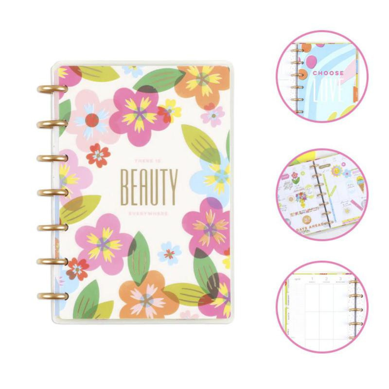 Agenda Mini Happy Planner 2024 Floral 12 Meses