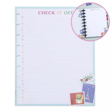 Recambio Papel Happy Planner Travel 40 Hojas