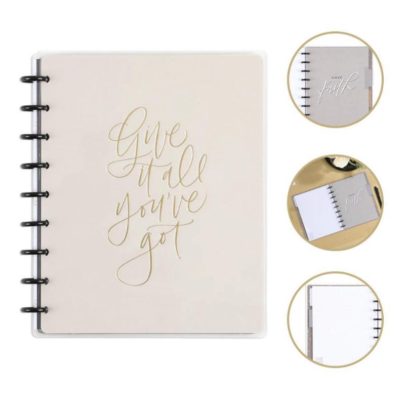 Notebook Classic Happy Planner Gold 60 Hojas