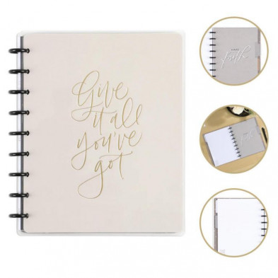 Notebook Classic Happy Planner Gold 60 Hojas