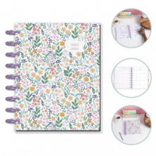 Agenda Classic Happy Planner 2024 Cotage Florals 12 Meses