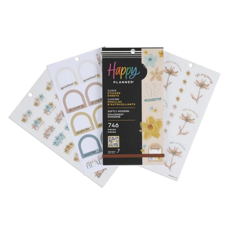 Pegatinas Happy Planner Softly 30 Hojas