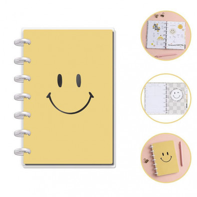 Agenda Mini Happy Planner 2024 Smiley 12 Meses