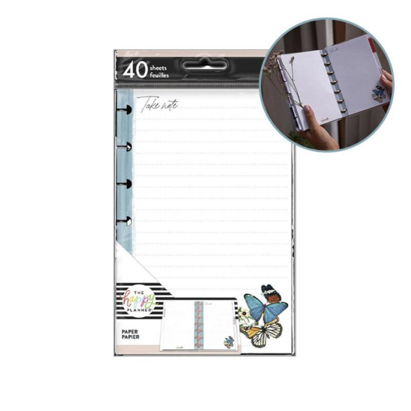 Recambio Papel Happy Planner Papillon 40 Hojas