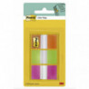 Banderitas Post-It 25 x43,2mm Dispensador 3 Colores 60 ud.