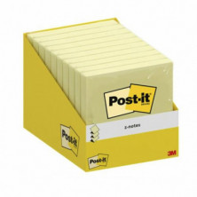 Bloc Notas Adhesivas Z-Notes Post-It 76 x 76mm Amarillo 100 Hojas Caja CartÃ³n