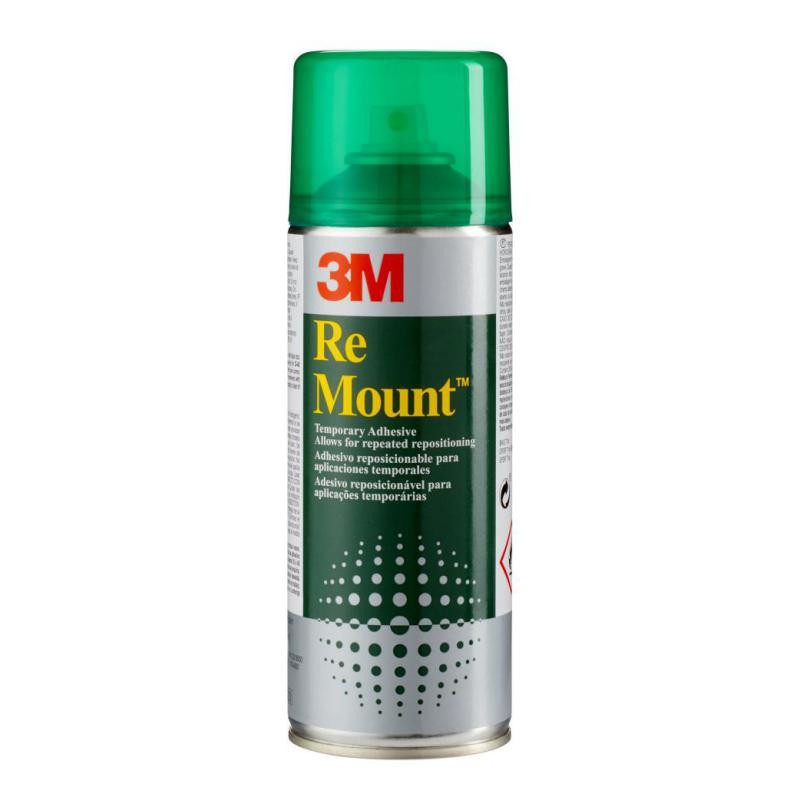 Pegamento en Spray 3m ReMount Removible 400ml