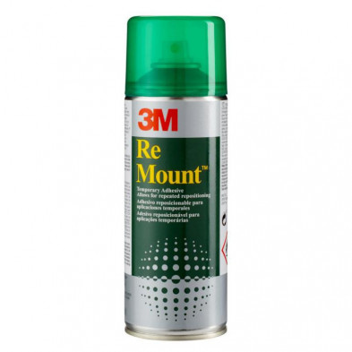 Pegamento en Spray 3m ReMount Removible 400ml