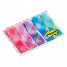 Banderitas Post-it 12 x 43 mm Dispensador 5 colores