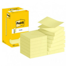 Bloc Notas Adhesivas Z-Notes Post-It 76 x 76 mm Amarillas 100 Hojas