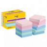 Bloc Notas Adhesivas Post-It Super Sticky 47,6 x 47,6 mm Soulful 90 Hojas