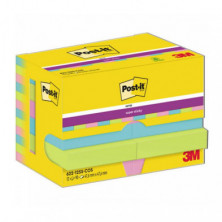 Bloc Notas Adhesivas Post-It Super Sticky 47,6 x 47,6 mm Cosmic 90 Hojas