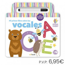 Libro Educativo Imagiland Aprende Jugando Libro Pizarra Vocales