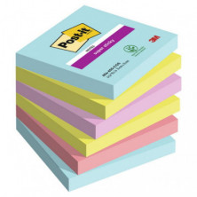 Bloc Notas Adhesivas Post-It Super Sticky 76 x 76 mm Cosmic 90 Hojas