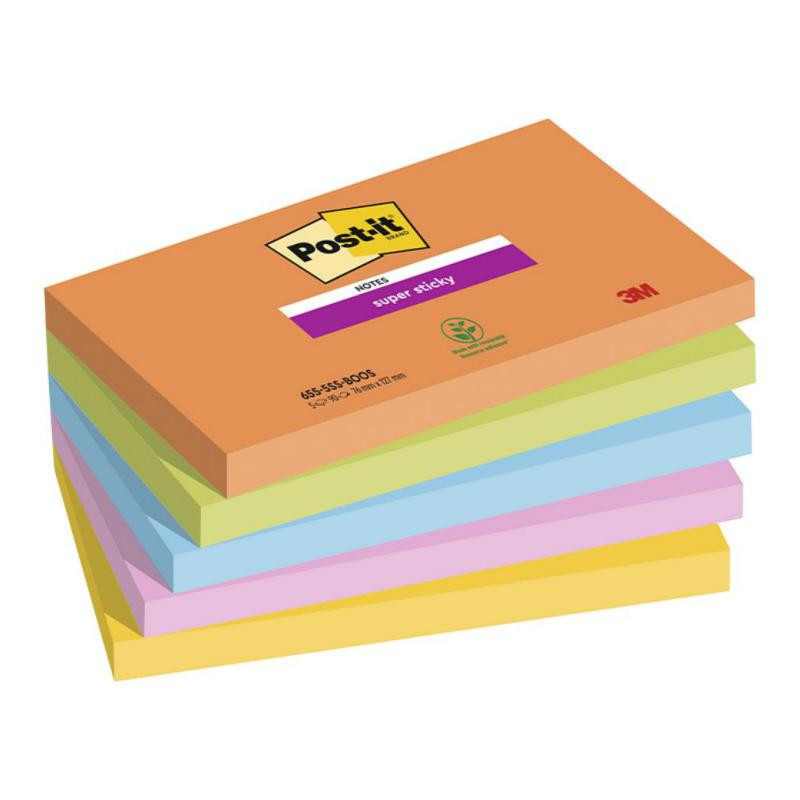 Bloc Notas Adhesivas Post-It 76mmx127mm Boost 450 Hojas