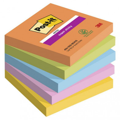 Bloc Notas Adhesivas Post-It 76mmx76mm Boost 450 Hojas