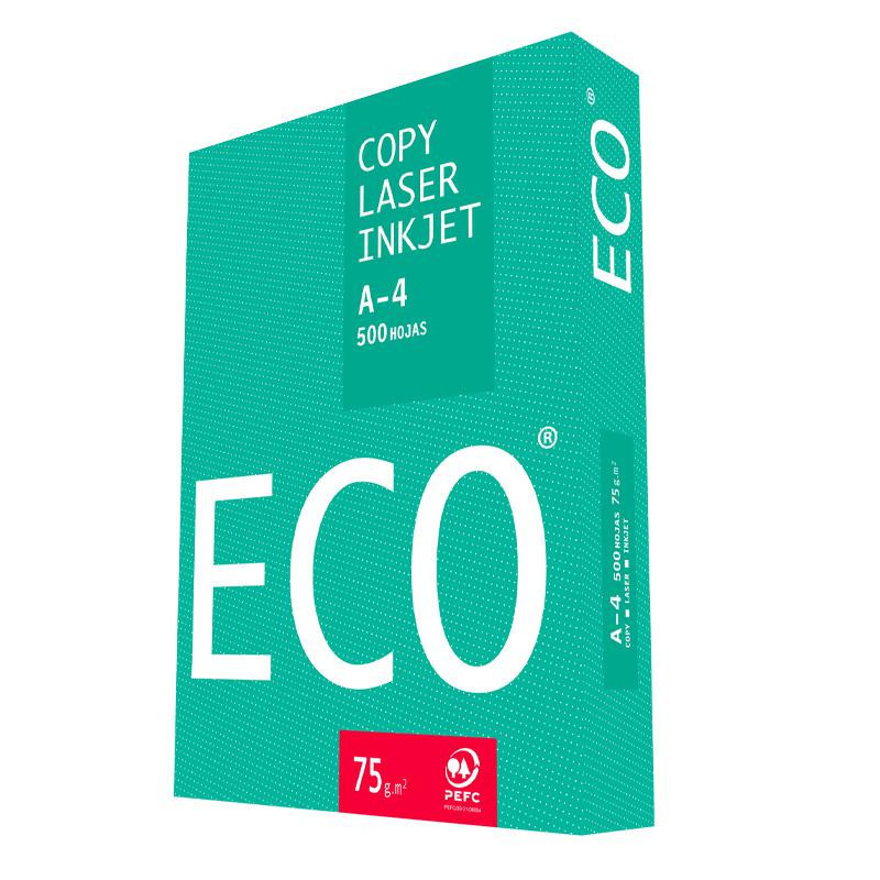 Papel A4 ECO 75g 500 Hojas Blanco