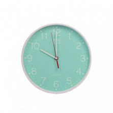 Reloj de Pared Oxford Silencioso Calm Verde Menta