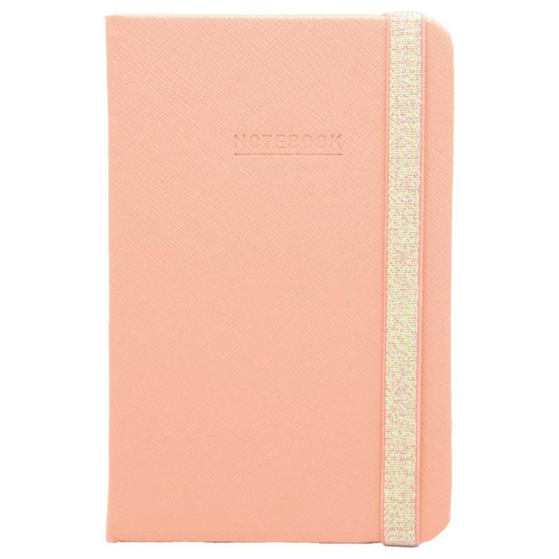 Libreta Encuadernada Campus University NoteBook A6 96 Hojas 80 g.con Goma Rosa