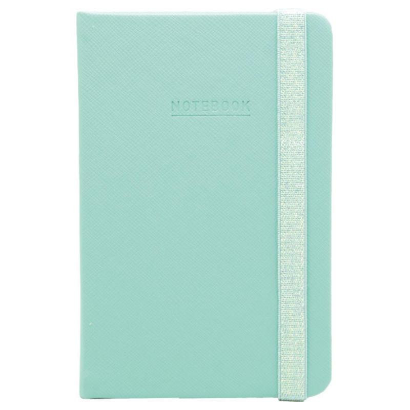 Libreta Encuadernada Campus University NoteBook A6 96 Hojas 80 g.con Goma Verde