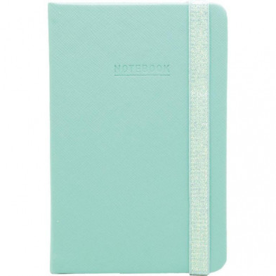 Libreta Encuadernada Campus University NoteBook A6 96 Hojas 80 g.con Goma Verde